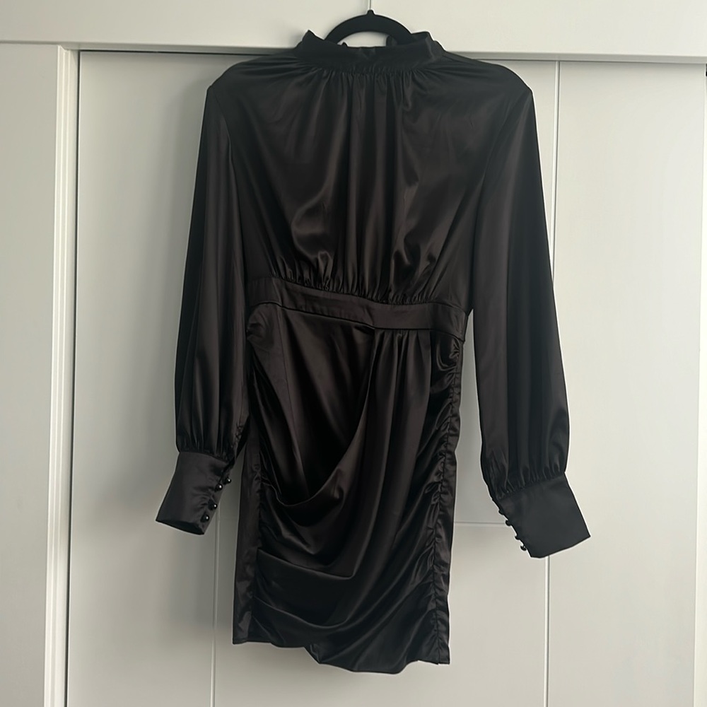 GLAMMAKER Black Mini Dress